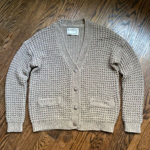 Women's Blue Notes knitted Cardigan Sweater S/P Gray